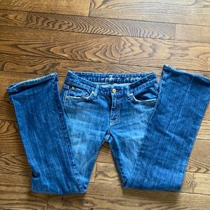 7 for all mankind 27/29 ‘A’ pocket jeans